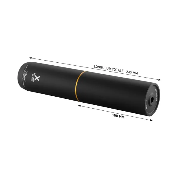 Silencieux STALON X108 pour les calibres .223 à .375 max cal. .30