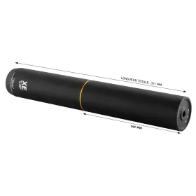Silencieux STALON XE149 pour les calibres .223 à .375 Max cal. 6.5mm