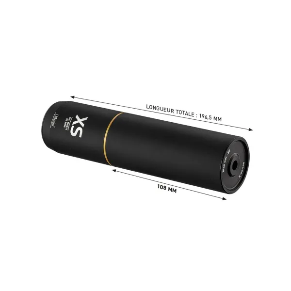 Silencieux STALON XS108 pour les calibres .223 à .375 5/8-24 UNEF Max cal. .30