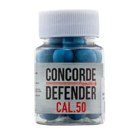 Cal. 50 - Billes de Défense caoutchouc - Pot de 30 billes Pot de 30 billes cal. 50