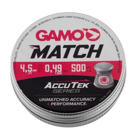 Plombs Gamo Match Accutek 500 - 4.5mm GAMO PL MATCH ACCUTEK 4.5 BTE/500