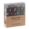 Mouchoirs en tissu avec motif cartouches de chasse MOUCHOIRS EN TISSU JP 2 VERTS /2 BORDEAUX DESSIN CARTOUCHE
