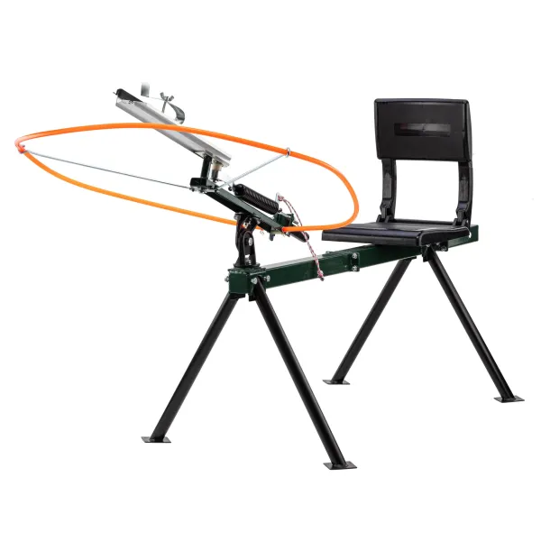 Lanceur de plateaux Ball-trap avec siège Lanceur de Ball trap avec assise