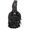 Sac bandoulière airsoft Corso - Nylon tactique - Fermetures velcro - Noir Noir
