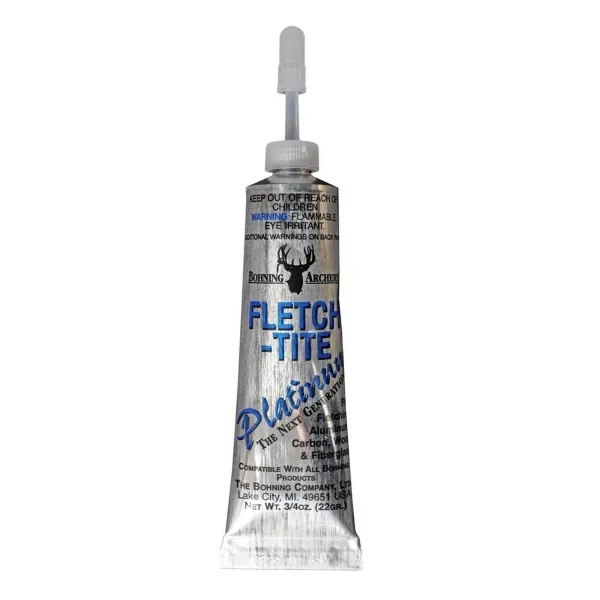 Colle Bohning Platinum Fletch-Tite 3/4 oz Colle pour archerie
