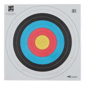 Blason de Cible World Archery 60?cm – Précision Standard Centre 10 60 cm - Lot de 100 cibles