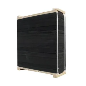 Cible en Mousse avec Cadre en Bois 60x60x30?cm Bandée Cible en mousse 60x60x30 cm